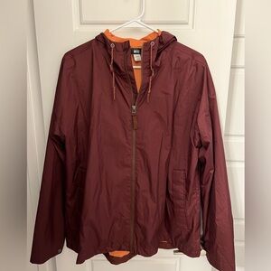 Maroon Lightweight Windbreaker, everything must go